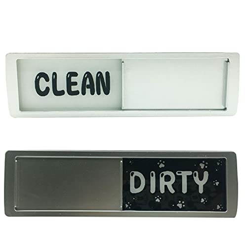 Povanjer Letrero Clean Dirty para lavavajillas – lavavajillas Clean Dirty...