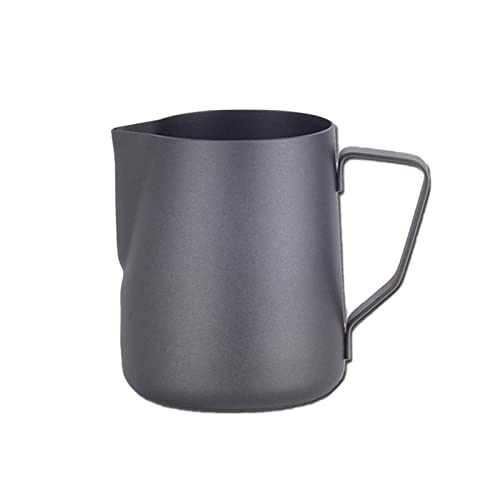 ESHALS Cafetera Non-Stick Coating Stainless Steel Milk Frothing Pitcher Espresso...