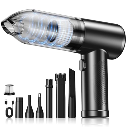 Miecgth 2025 Aspiradora de Mano,4 en 1con 22000Pa Aspiradora, 2 Velocidades con Motor...