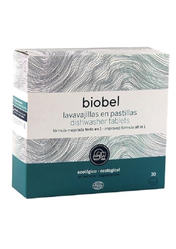 Biobel - Pastillas para Lavavajillas - Origen Natural - Pastillas Monodosis Todo en 1...