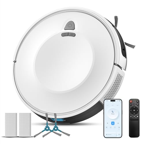 Robot Aspirador con Mapeo 6000 Pa, 150 Minutos de Autonomía, 660 mL Gran Depósito...