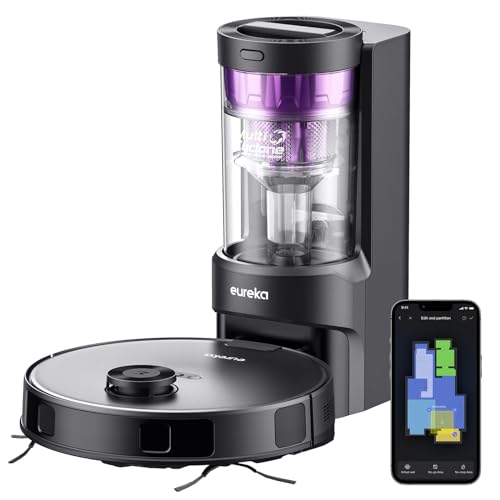 Eureka NERE10s Robot Aspirador y Fregasuelos con Vaciado automático de...