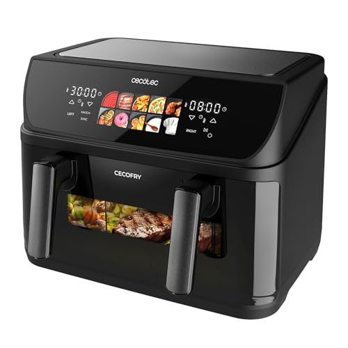 Cecotec Freidora de Aire 10L, 4 Resistencias, Air Fryer, Cecofry&Grill Duoheat 10000....