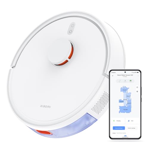 XIAOMI Robot Vacuum S20 - Robot Aspirador y fregasuelos con Sistema Inteligente de...