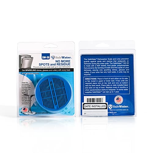 SafeWater Protector de manchas y residuos para lavavajillas