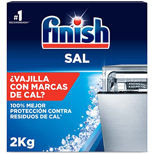 Finish Sal para Lavavajillas, Función Antical, 2kg