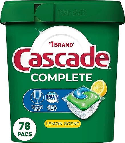 Cascade Platinum ActionPacs - Detergente para lavavajillas, fresco (92 ct), 2...